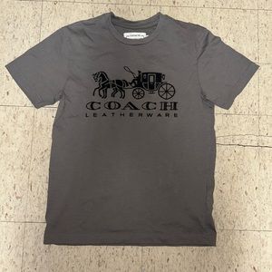 Gray and Black Coach T-Shirt